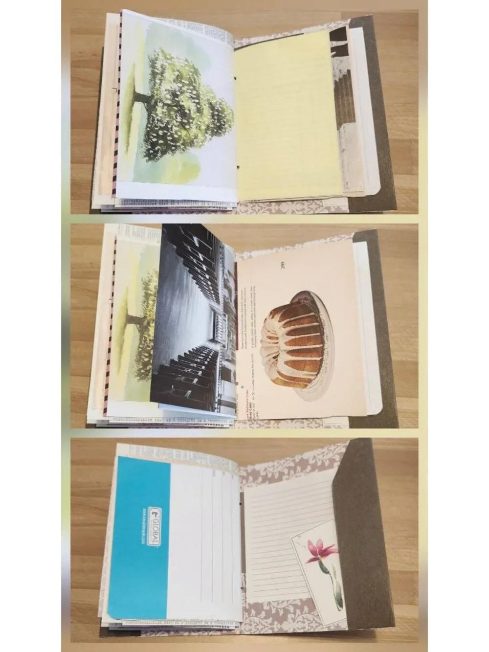 Junk Journal Handmade 116 pages 6x8